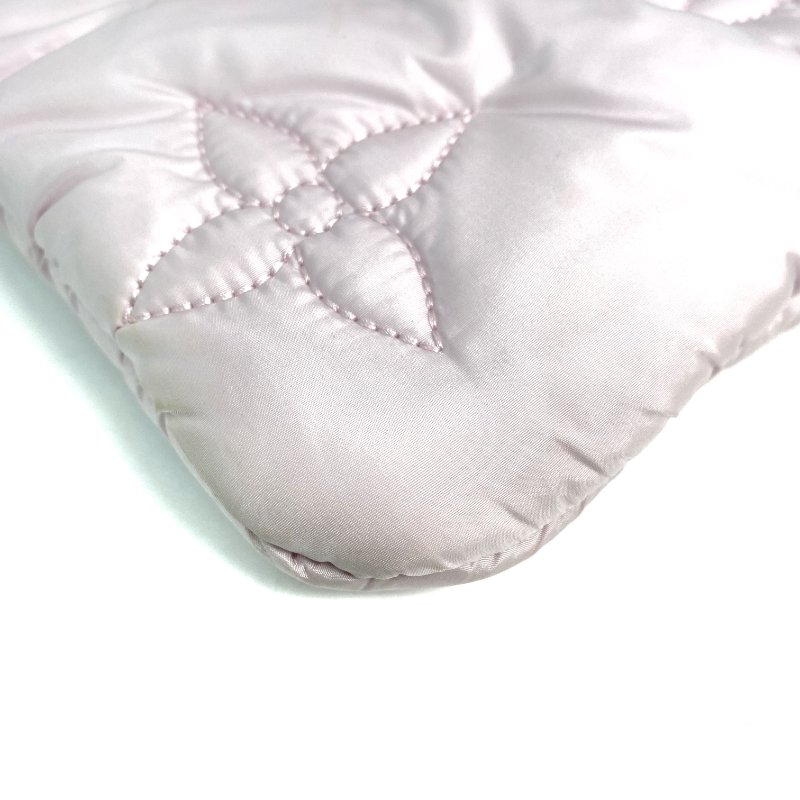 △ Louis Vuitton 路易威登 Pink And Silver Nylon Monogram Maxi Multi Pochette Accessoires Shoulder Bag M21056 粉紅色和銀色尼龍經典老花肩背袋 - 267000241-7