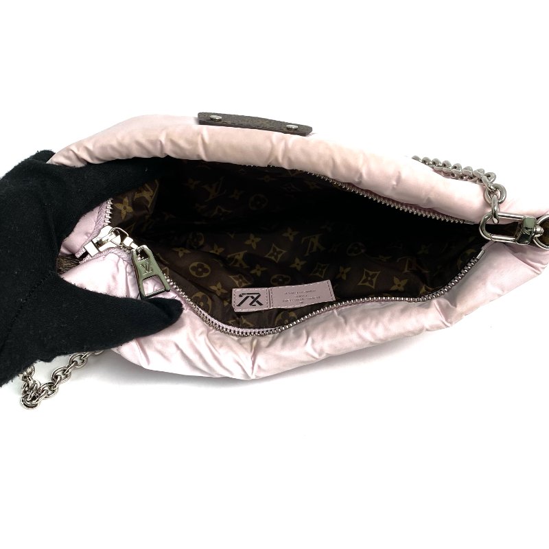 △ Louis Vuitton 路易威登 Pink And Silver Nylon Monogram Maxi Multi Pochette Accessoires Shoulder Bag M21056 粉紅色和銀色尼龍經典老花肩背袋 - 267000241-21