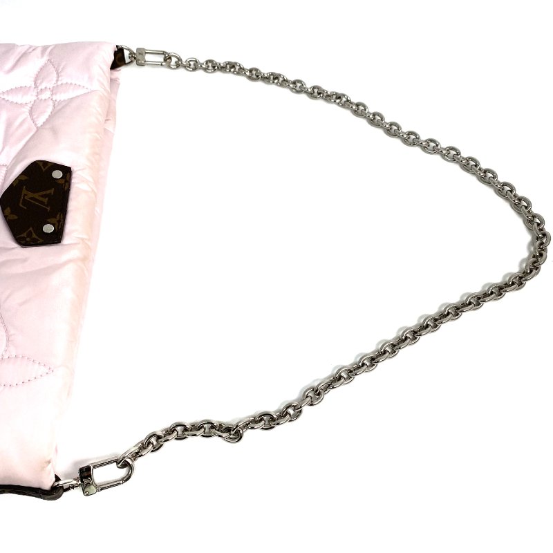 △ Louis Vuitton 路易威登 Pink And Silver Nylon Monogram Maxi Multi Pochette Accessoires Shoulder Bag M21056 粉紅色和銀色尼龍經典老花肩背袋 - 267000241-27
