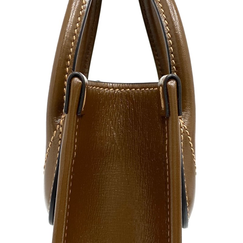 ☆ Gucci 古馳 Brown Beige Coated Canvas GG Monogram 2 Way Bag 啡色米色塗層帆布GG經典花紋兩用袋 - 267000498-4