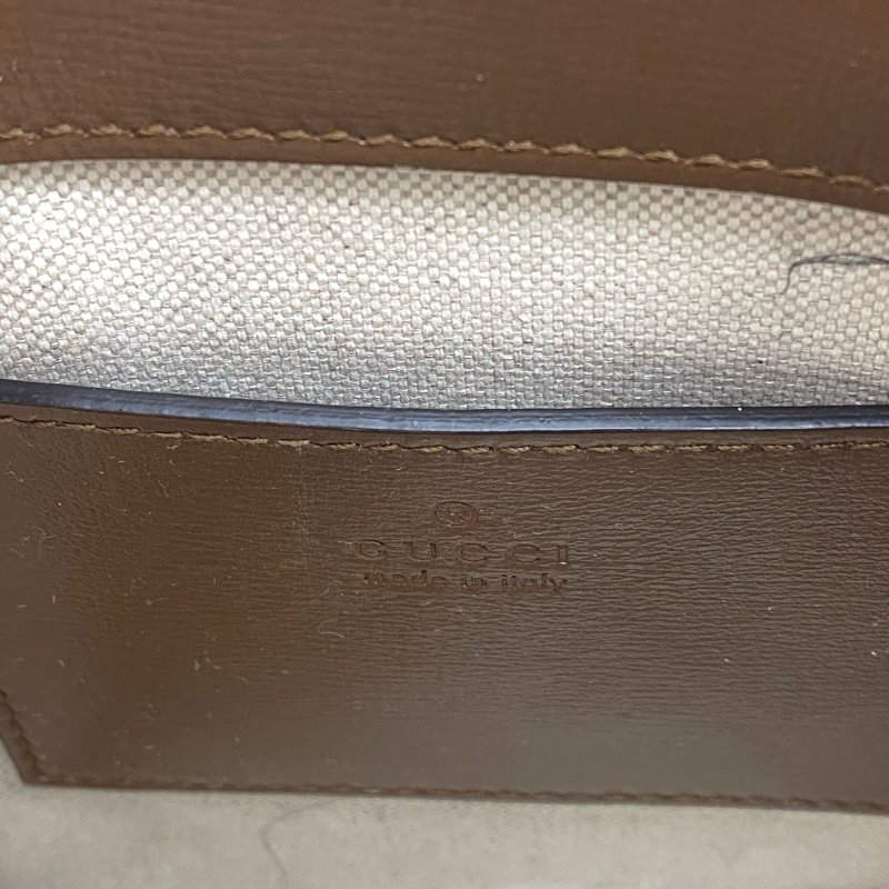 ☆ Gucci 古馳 Brown Beige Coated Canvas GG Monogram 2 Way Bag 啡色米色塗層帆布GG經典花紋兩用袋 - 267000498-17