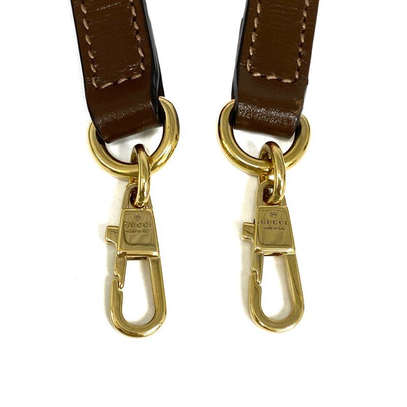 ☆ Gucci 古馳 Brown Beige Coated Canvas GG Monogram 2 Way Bag 啡色米色塗層帆布GG經典花紋兩用袋 - 267000498-19