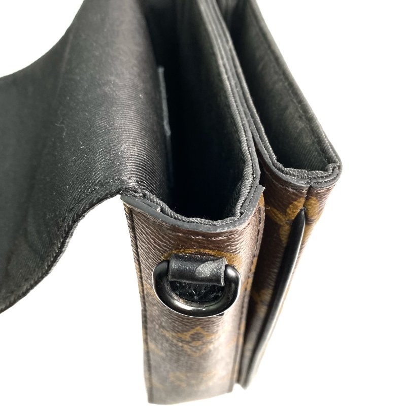 △ Louis Vuitton 路易威登 Brown Coated Canvas Monogram S-Lock Vertical Shoulder Bag M81522 啡色塗層帆布經典老花肩背袋 - 267000548-18