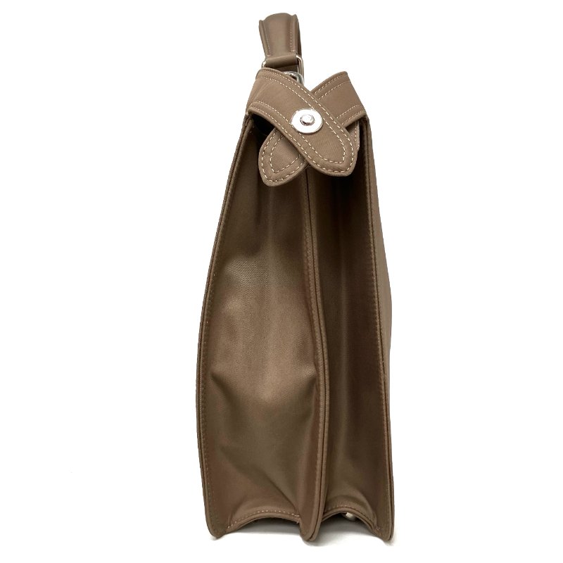 ☆ Fendi 芬迪 Beige Nylon Peekaboo 2 Way Bag 淺啡色尼龍兩用袋 - 267000404-5