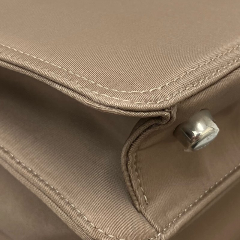 ☆ Fendi 芬迪 Beige Nylon Peekaboo 2 Way Bag 淺啡色尼龍兩用袋 - 267000404-13