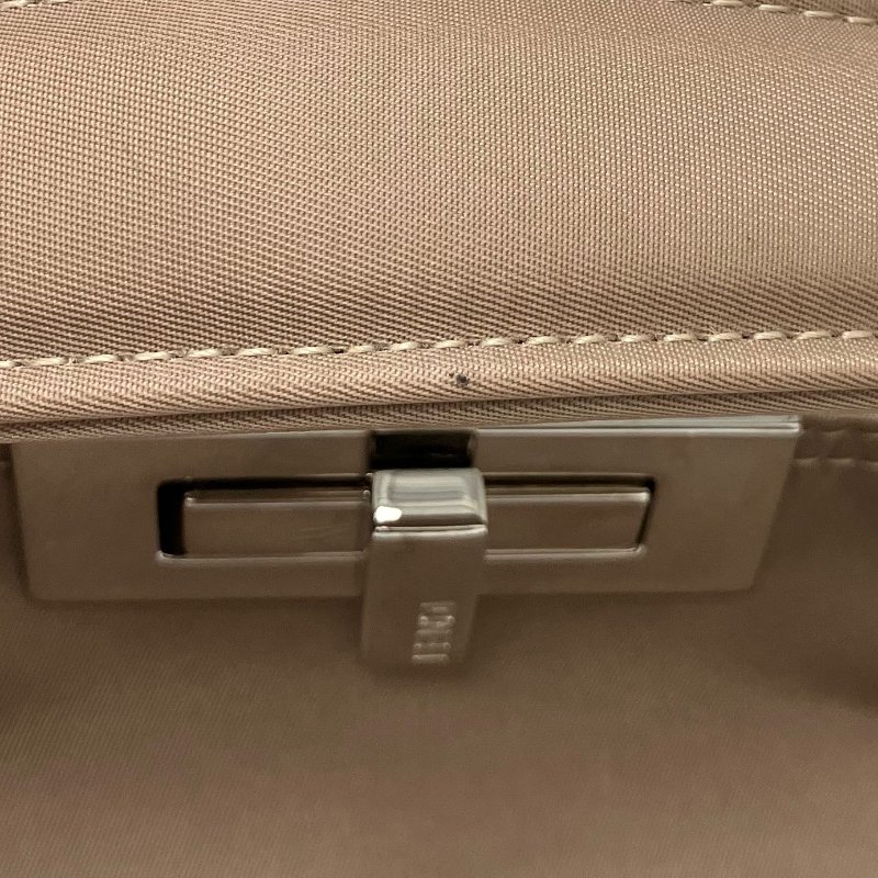 ☆ Fendi 芬迪 Beige Nylon Peekaboo 2 Way Bag 淺啡色尼龍兩用袋 - 267000404-15