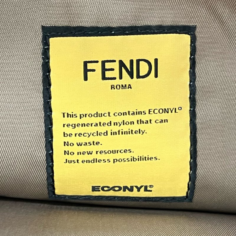 ☆ Fendi 芬迪 Beige Nylon Peekaboo 2 Way Bag 淺啡色尼龍兩用袋 - 267000404-19