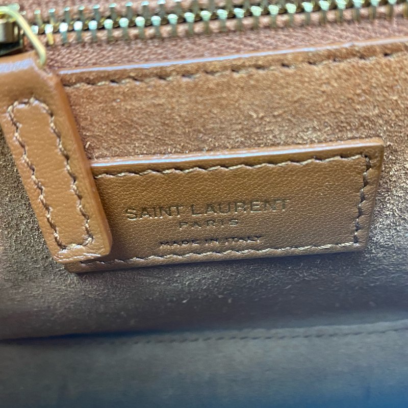 △ Saint Laurent 聖羅蘭 Black Crocodile Embossed Calfskin LE 5 A 7 Shoulder Bag 黑色鰐魚壓紋小牛皮肩背袋 - 267000569-16