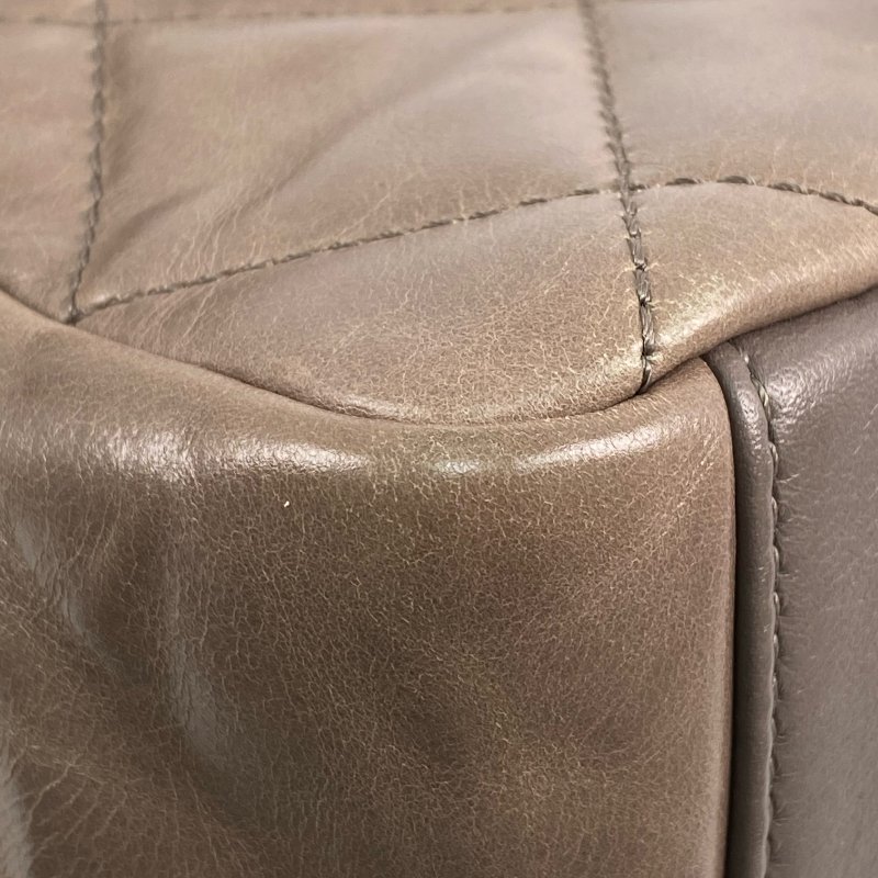 △ Chanel 香奈兒 Beige Calfskin Gold Tone Metal Rome Handle 2 Way Bag No.23 A93424 淺褐色小牛皮金色金屬兩用袋No.23 - 267000814-9