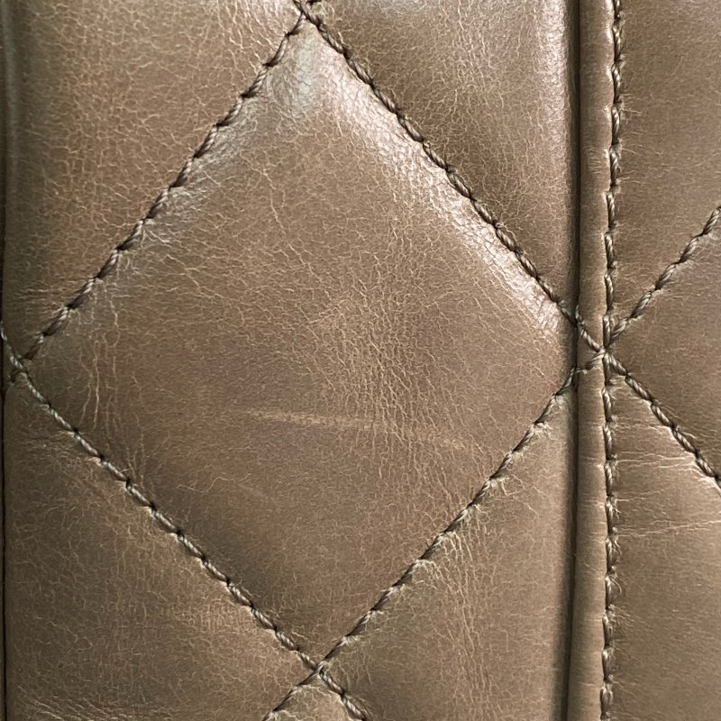 △ Chanel 香奈兒 Beige Calfskin Gold Tone Metal Rome Handle 2 Way Bag No.23 A93424 淺褐色小牛皮金色金屬兩用袋No.23 - 267000814-14