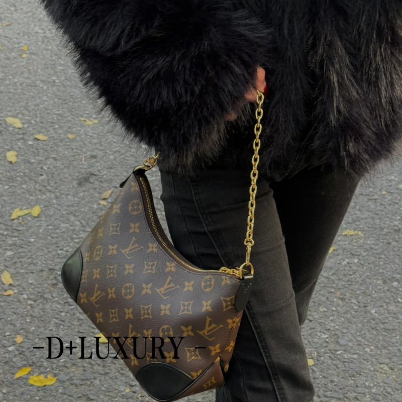 LOUIS VUITTON Boulogne牛角包 - PM黑-1