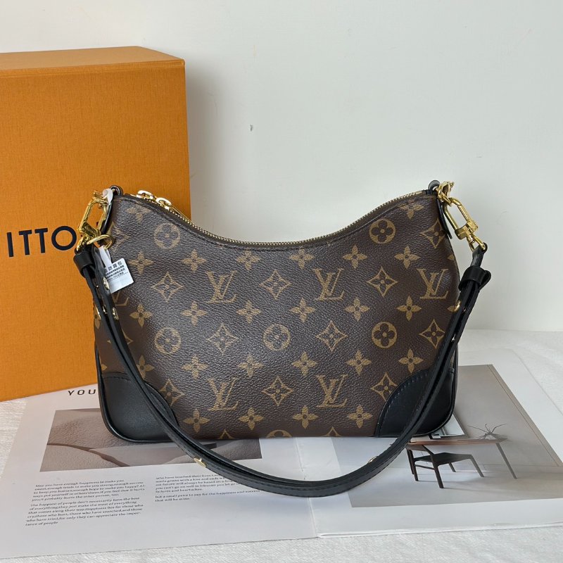 LOUIS VUITTON Boulogne牛角包 - PM黑-4