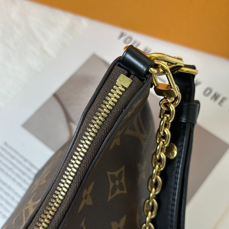 LOUIS VUITTON Boulogne牛角包 - PM黑-7