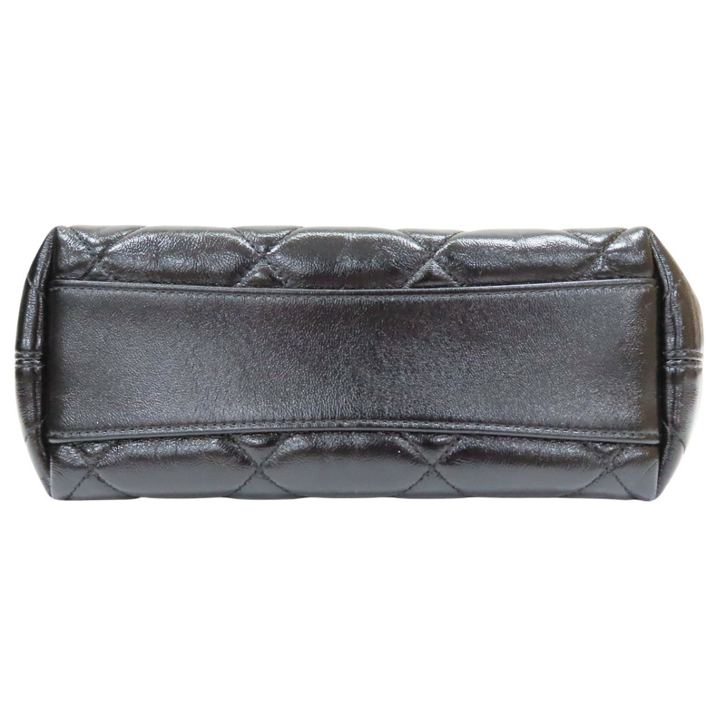 黑色 亮面牛皮 Hobo 肩背包【CHANEL 香奈兒】 AS4922-3