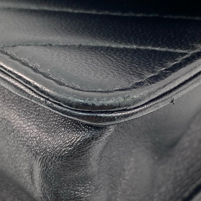 △ Chanel 香奈兒 19CM Black Lambskin Gold Tone Metal V-Stitch Trendy CC Wallet On Chain No.25 A80982 黑色小羊皮金色金屬鎖鏈銀包No.25 - 267000499-8