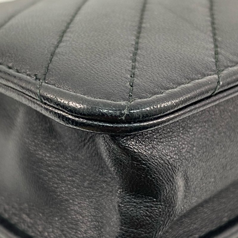 △ Chanel 香奈兒 19CM Black Lambskin Gold Tone Metal V-Stitch Trendy CC Wallet On Chain No.25 A80982 黑色小羊皮金色金屬鎖鏈銀包No.25 - 267000499-9