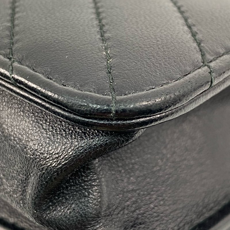 △ Chanel 香奈兒 19CM Black Lambskin Gold Tone Metal V-Stitch Trendy CC Wallet On Chain No.25 A80982 黑色小羊皮金色金屬鎖鏈銀包No.25 - 267000499-10