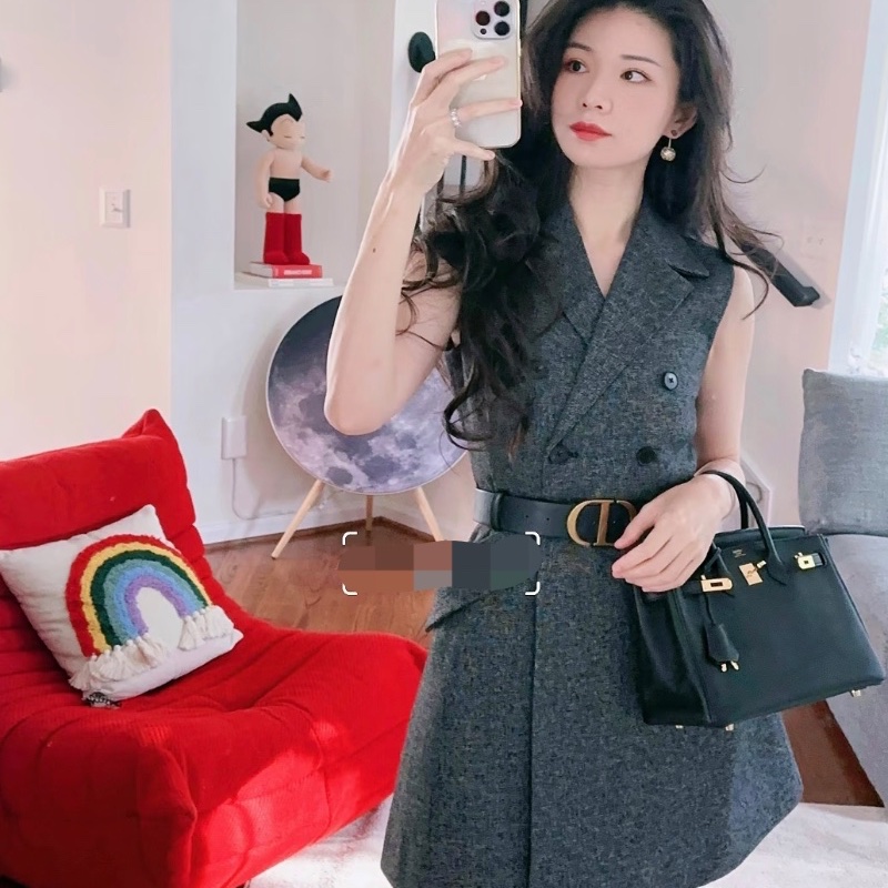 ❤️DIOR 經典黑色連身裙 Runway走秀款-1