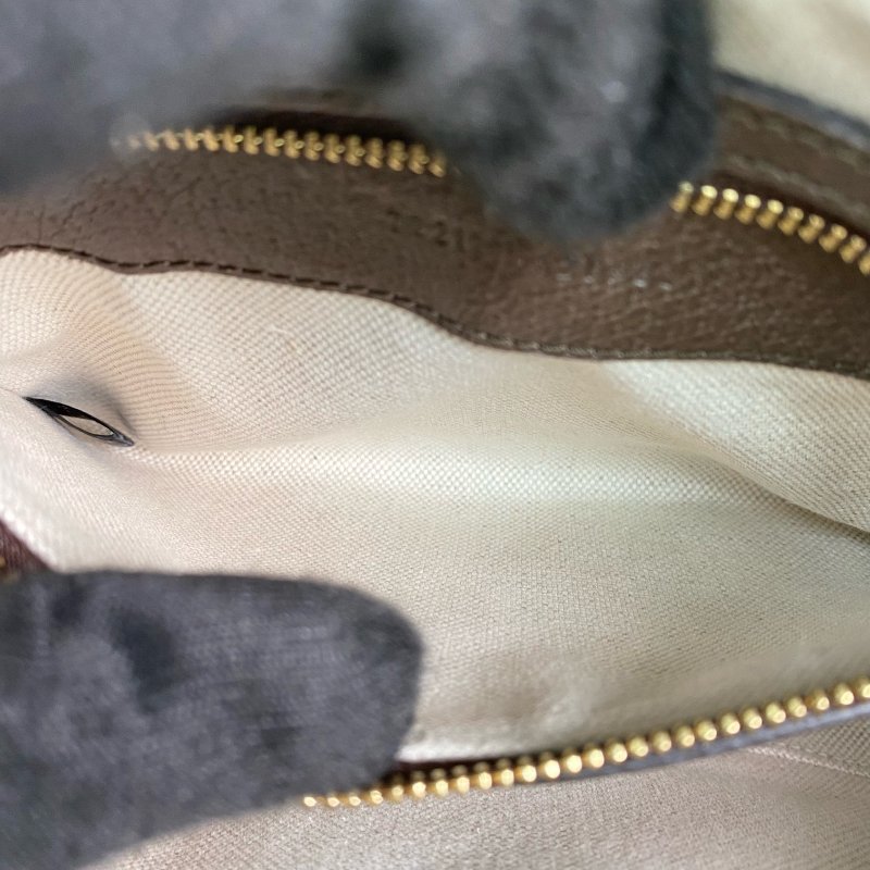 △ Gucci 古馳 Brown Coated Canvas Ophidia GG Supreme Crossbody Bag 722117 啡色塗層帆布GG花紋斜背袋 - 267000359-15