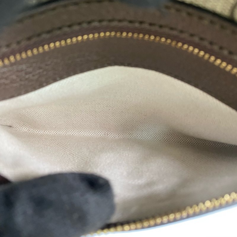 △ Gucci 古馳 Brown Coated Canvas Ophidia GG Supreme Crossbody Bag 722117 啡色塗層帆布GG花紋斜背袋 - 267000359-17