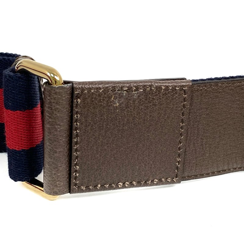 △ Gucci 古馳 Brown Coated Canvas Ophidia GG Supreme Crossbody Bag 722117 啡色塗層帆布GG花紋斜背袋 - 267000359-20