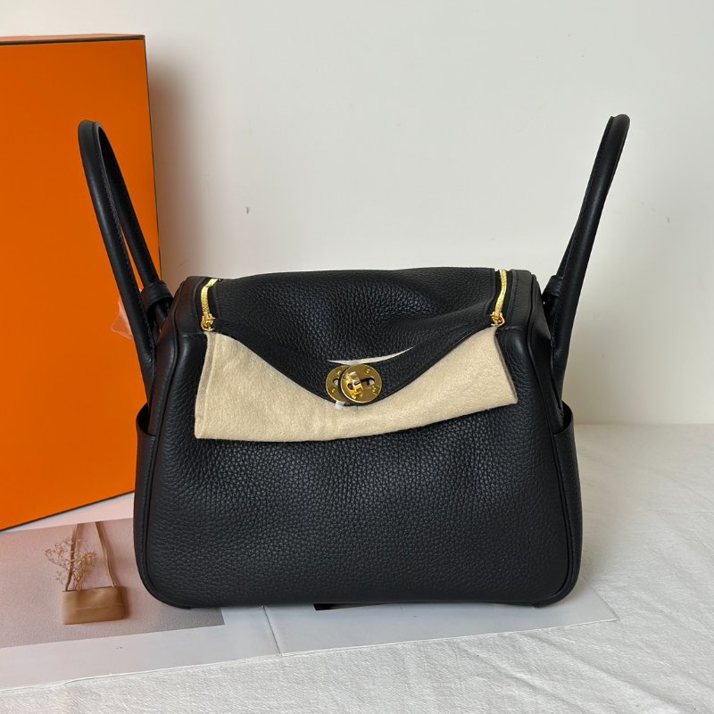 HERMES Lindy 26 - 黑金 K-0