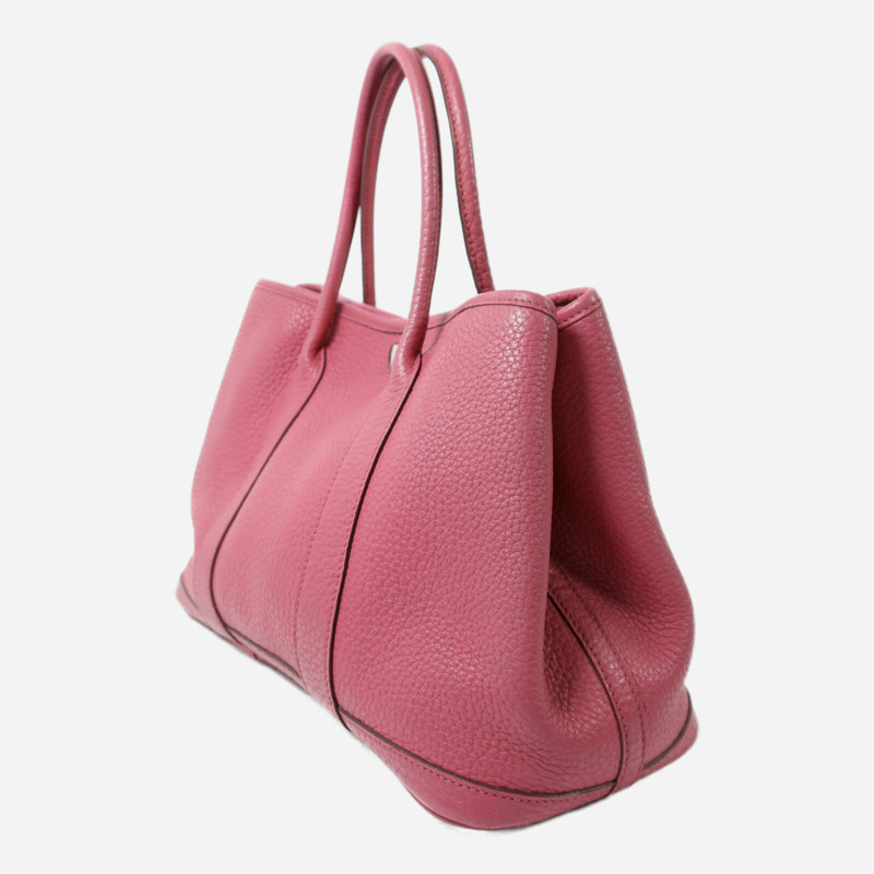 HERMES Negonda皮革Garden Party TPM銀扣手挽袋Tosco-2