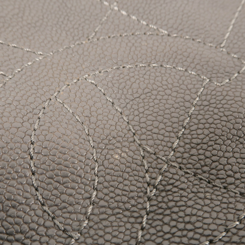 CHANEL 牛皮皮革Shoulder Bag銀扣手挽肩背兩用袋-16