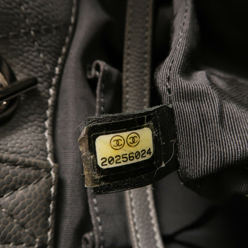 CHANEL 牛皮皮革Shoulder Bag銀扣手挽肩背兩用袋-17