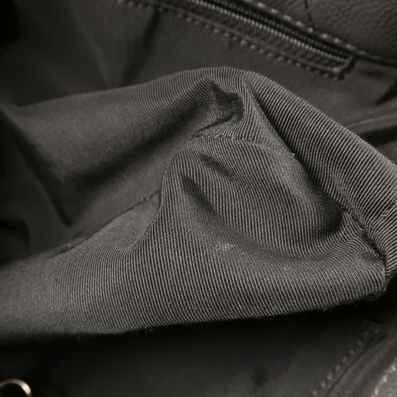 CHANEL 牛皮皮革Shoulder Bag銀扣手挽肩背兩用袋-18