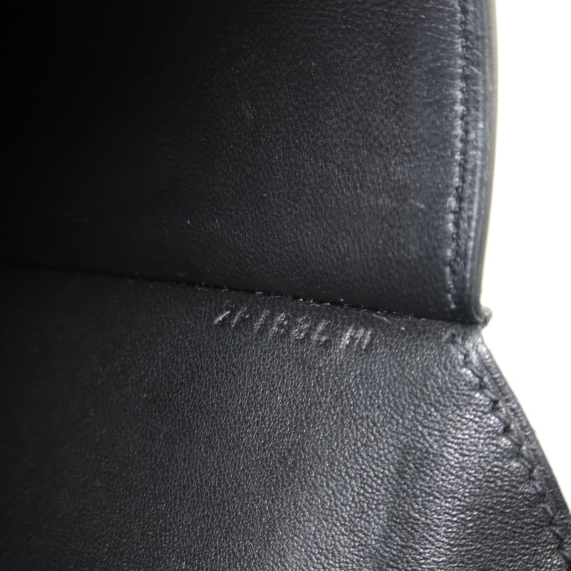 HERMES Epsom皮革Della Cavalleria Mini銀扣肩背袋Noir-6