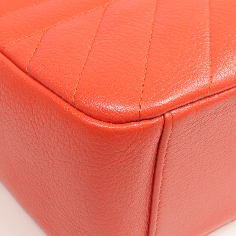 CHANEL 牛皮皮革Camera Bag金扣鏈帶肩背袋-6