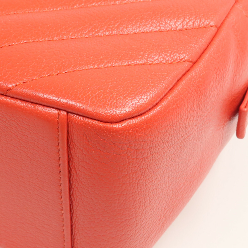 CHANEL 牛皮皮革Camera Bag金扣鏈帶肩背袋-7