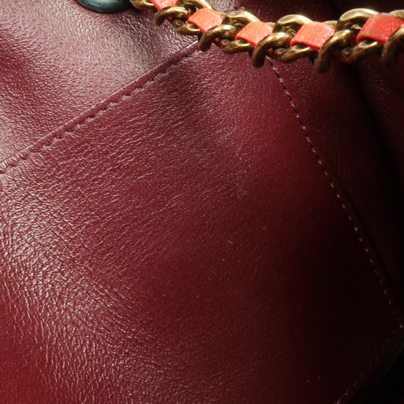 CHANEL 牛皮皮革Camera Bag金扣鏈帶肩背袋-17