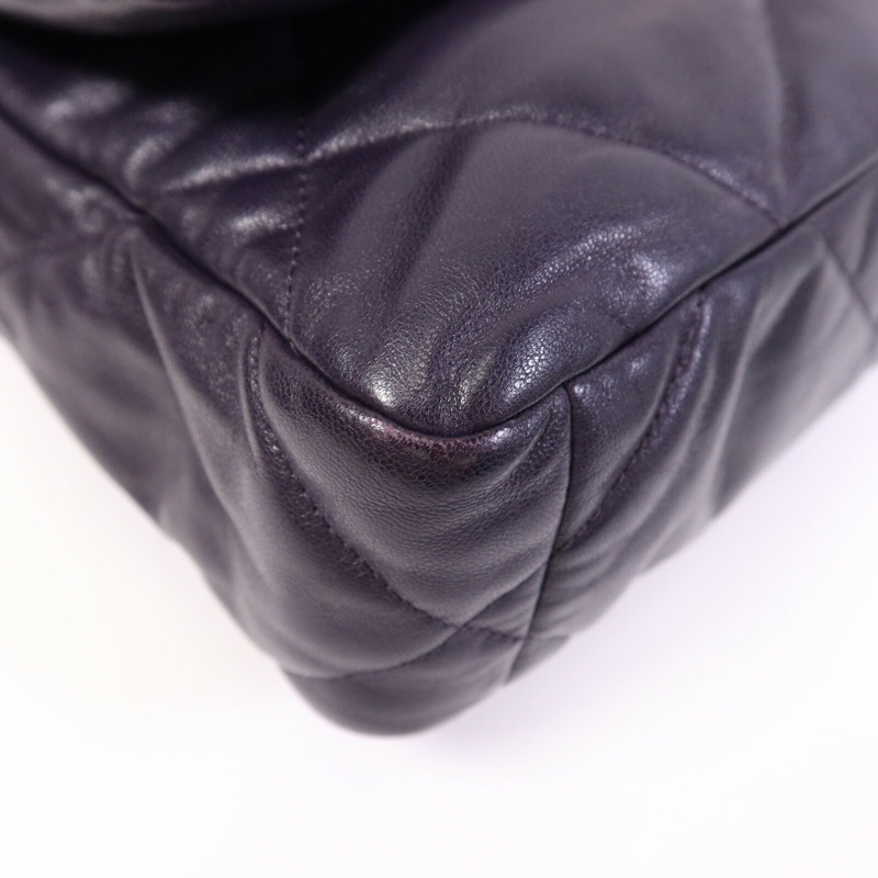 CHANEL 牛皮皮革Chanel 19 Small金扣鏈帶手挽肩背兩用袋-11