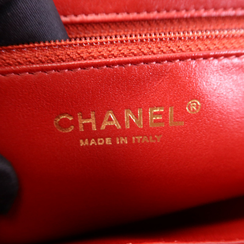 CHANEL 牛皮皮革Business Afffinity Flap Bag金扣手挽肩背兩用袋-5