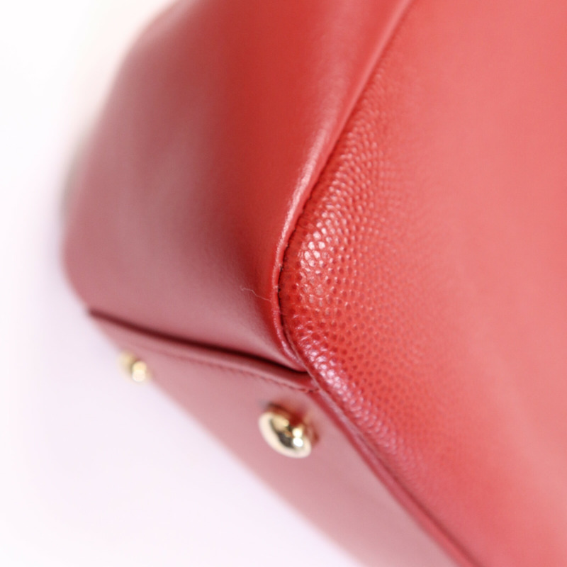 CHANEL 牛皮皮革Business Afffinity Flap Bag金扣手挽肩背兩用袋-12