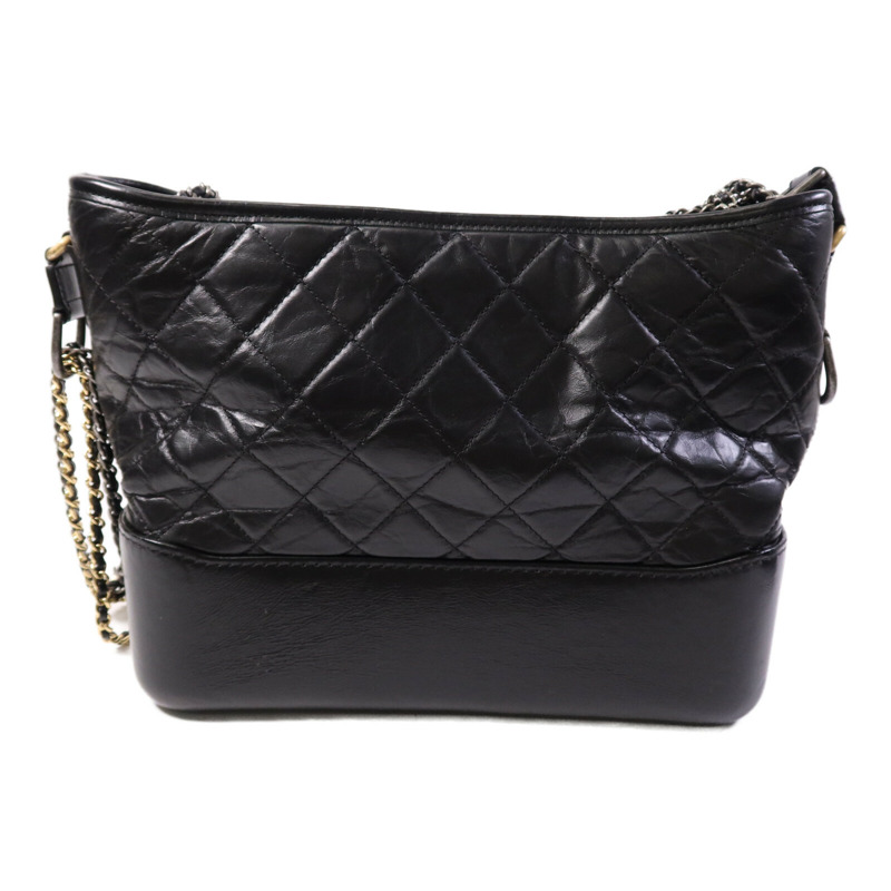 CHANEL 羊皮皮革Gabrirlle Large鏈帶肩背袋-1
