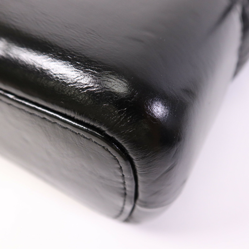 CHANEL 羊皮皮革Gabrirlle Large鏈帶肩背袋-11