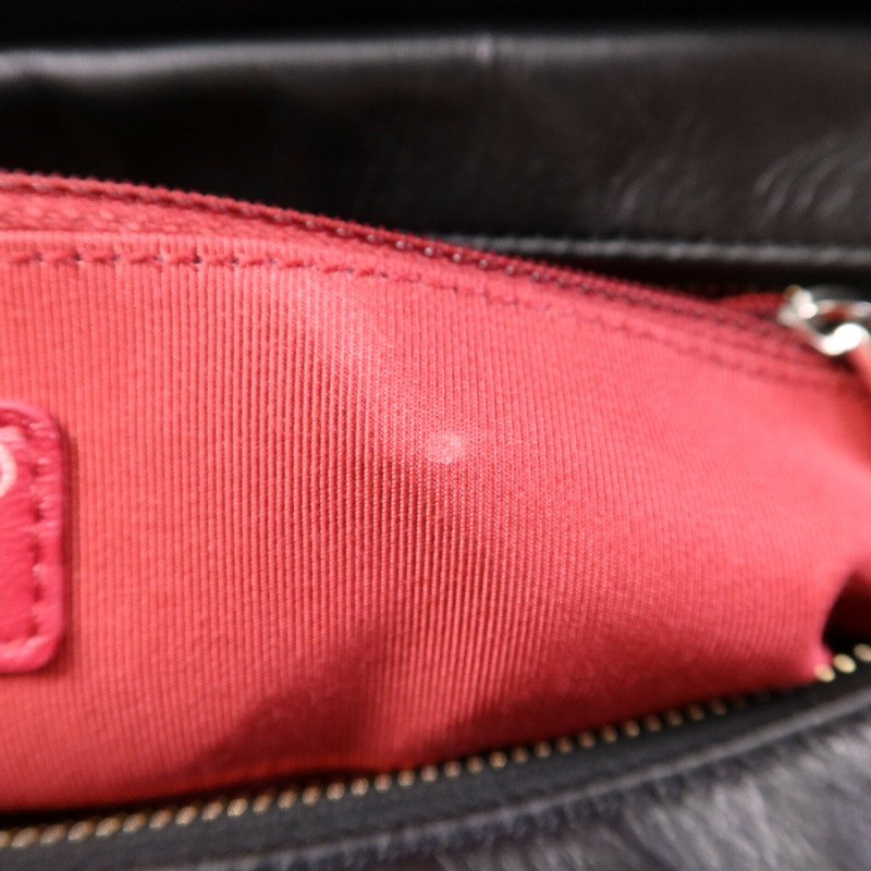 CHANEL 羊皮皮革Gabrirlle Large鏈帶肩背袋-13