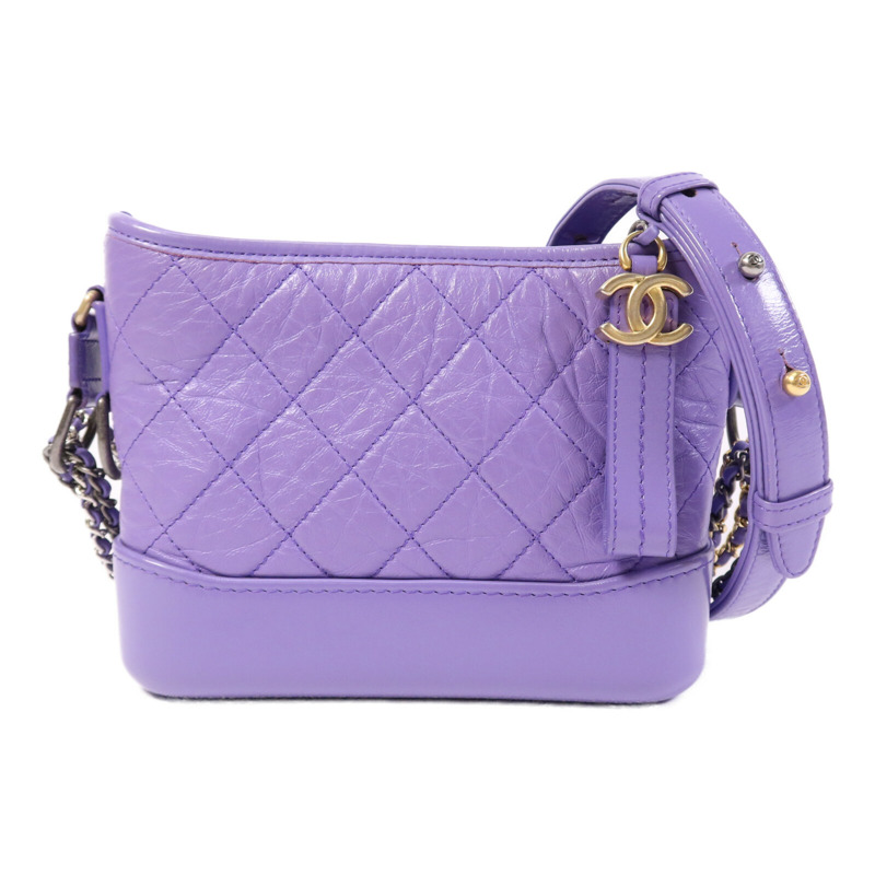 CHANEL 牛皮皮革Gabrielle Small鏈帶肩背袋-0