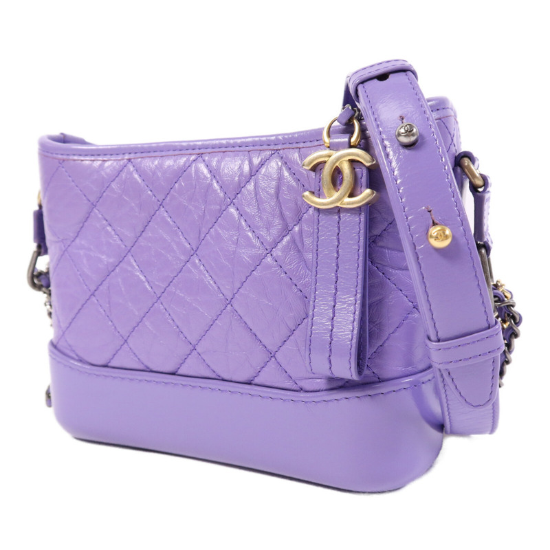 CHANEL 牛皮皮革Gabrielle Small鏈帶肩背袋-2