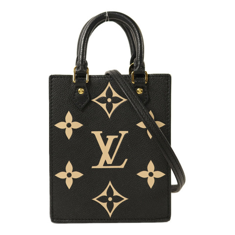 LOUIS VUITTON Monogram Eepreinte Petit Sac Plat金扣手挽肩背兩用袋