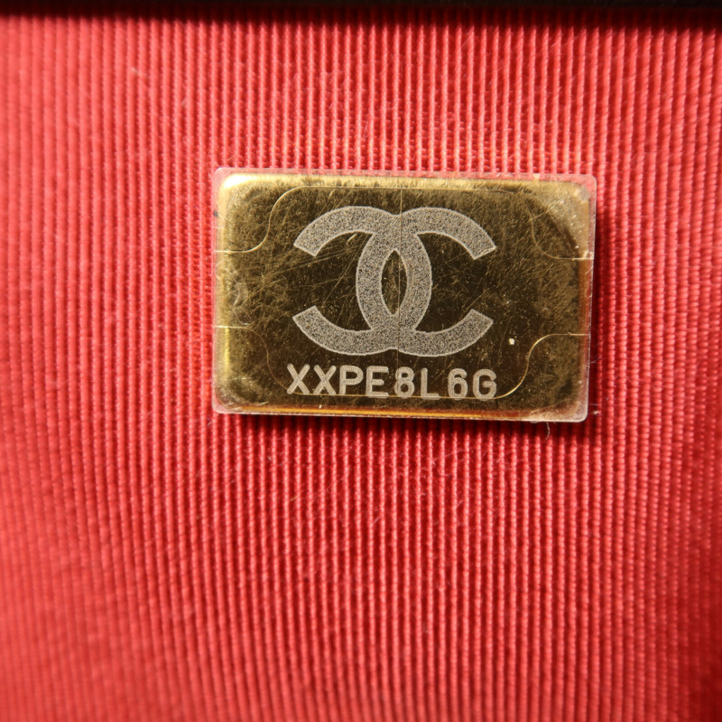 CHANEL 羊皮皮革C19 Small鏈帶肩背袋-6