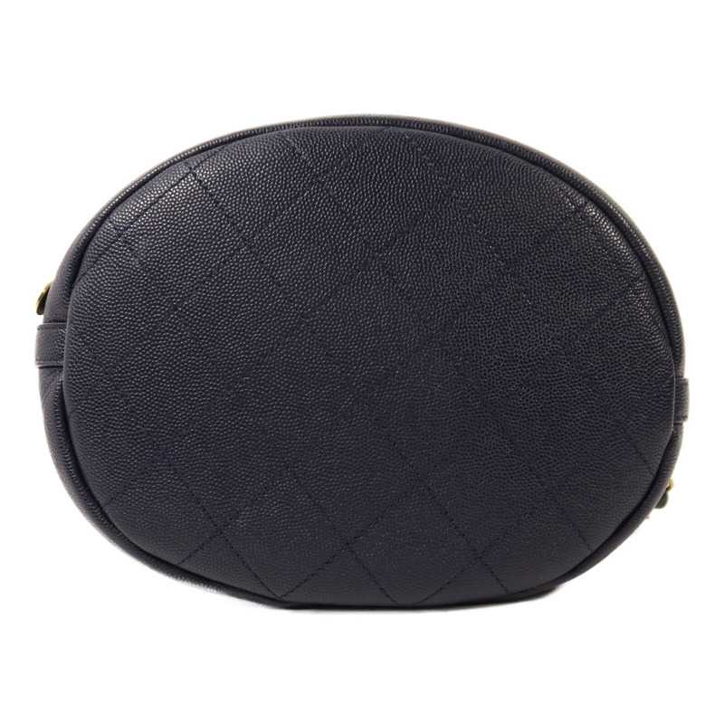 CHANEL 羊皮皮革Chain Shoulder金扣鏈帶肩背袋-3