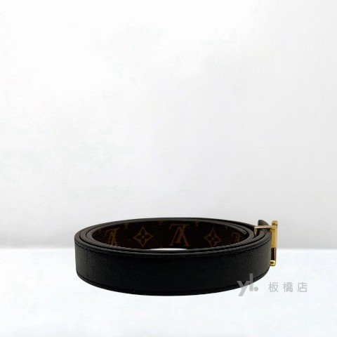 Y1979-LV皮帶 Iconic 雙面原花拼黑牛皮皮帶M0431V-1
