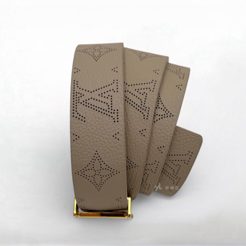 Y1978-LV皮帶 Iconic Belt Mahina米色皮帶-1