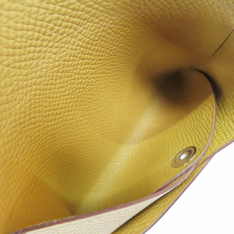 芝麻色 Epsom牛皮 Calvi Duo 卡夾 名片夾 B刻【HERMES 愛馬仕】-5