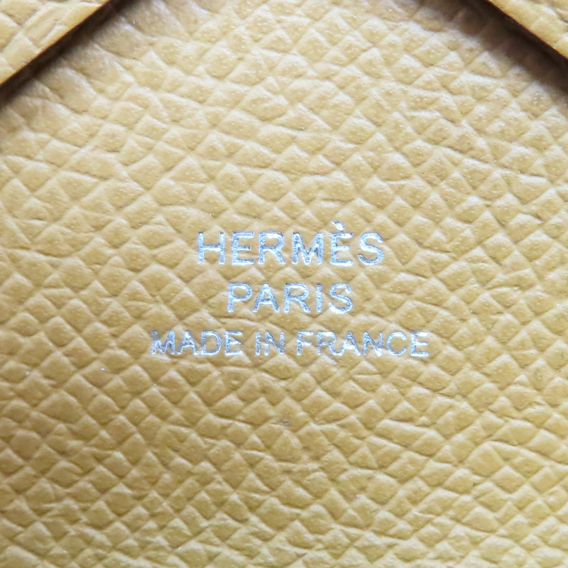 芝麻色 Epsom牛皮 Calvi Duo 卡夾 名片夾 B刻【HERMES 愛馬仕】-6