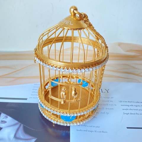 CHANEL Métiers d’art工坊系列 20Pre-Fall秋冬高定金絲雀鳥籠晚宴包